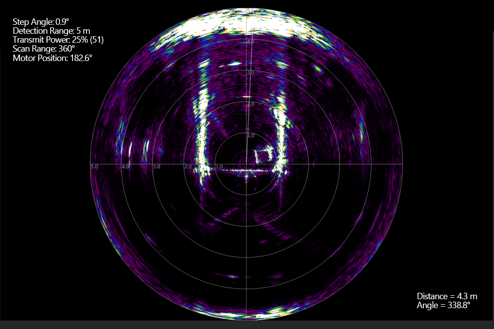 Imaging Example-MiniUAC-700M    Mechanical Scanning Sonar 700kHz 