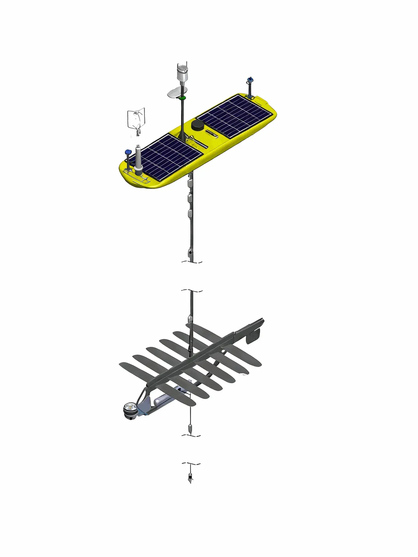 Solar Usv USV2 Wave Glider | Solar-Powered Uncrewed Surface Vehicle (USV)