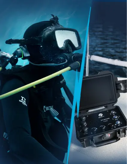 underwater diver communication underwater unit